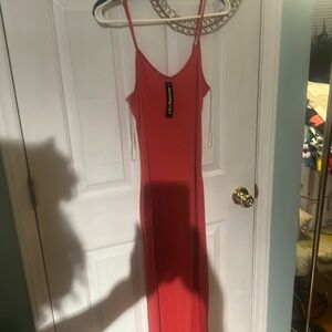 2 dresses size medium, maxi with adjustable straps, One NWT other NWOT
